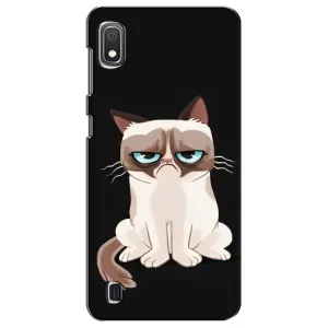 Чехол с принтом для Samsung Galaxy A10 2019 (A105F) (AlphaPrint) Модные коты (Грустный кот)