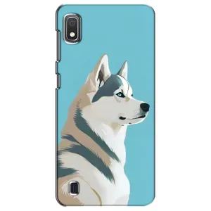 Чохол з Хаскі Samsung Galaxy A10 2019 (A105F) - (AlphaPrint) (Хаскі арт)