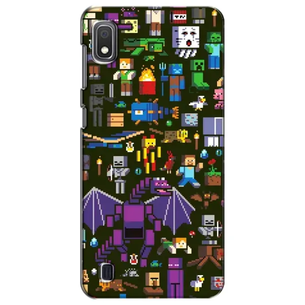 Чохол з принтом «Колаж Майнкрафт» для Samsung Galaxy A10 2019 (A105F)