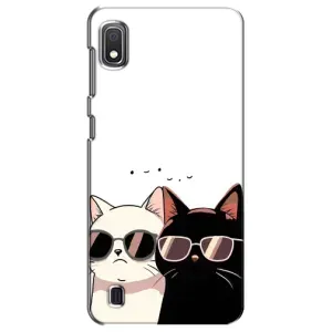 Чохол з малюнком кіт на Samsung Galaxy A10 2019 (A105F) (Коти в окулярах)
