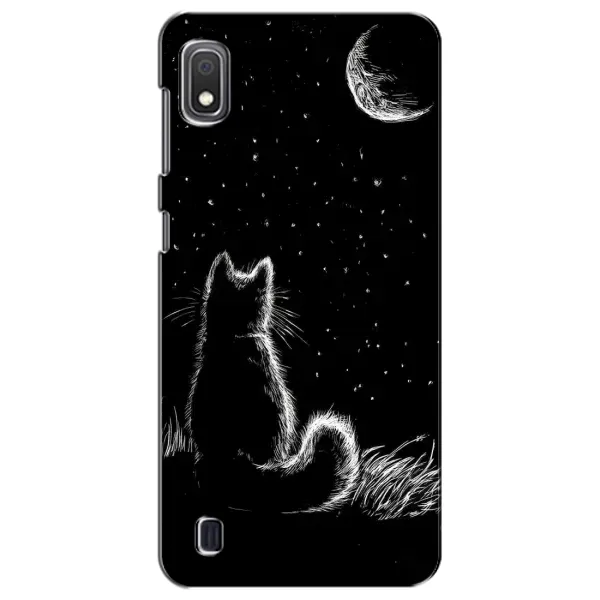 Чехол с принтом «Котик и луна» для Samsung Galaxy A10 2019 (A105F)