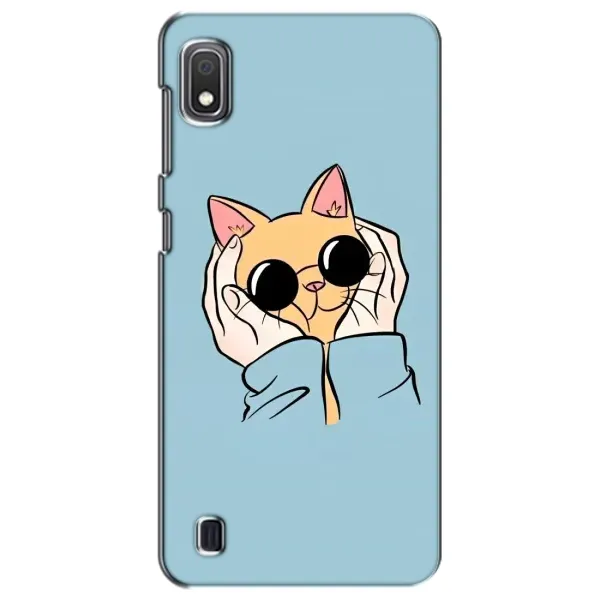 Чохол з принтом «Котик в окулярах» для Samsung Galaxy A10 2019 (A105F)