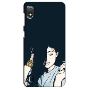 Чохол з друком для Samsung Galaxy A10 2019 (A105F) - (Мода) (AlphaPrint) (Гарна дівчина)