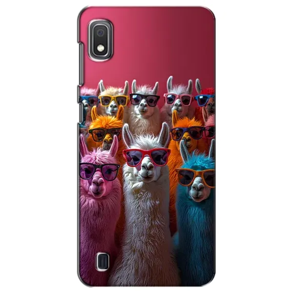 Чохол з принтом «Лами в окулярах» для Samsung Galaxy A10 2019 (A105F)