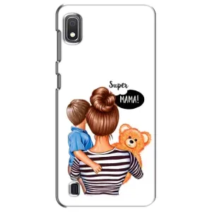 Чохол з друком для Samsung Galaxy A10 2019 (A105F) - (Мама з дитинкою) (AlphaPrint) (Мама з синочком)