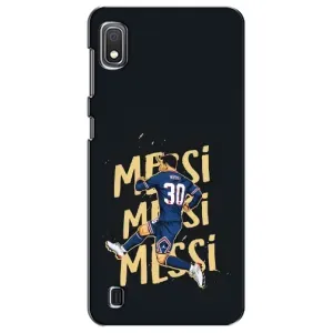 Чехлы для Samsung Galaxy A10 2019 (A105F) (Leo чемпион) (AlphaPrint) (Messi ПСЖ)