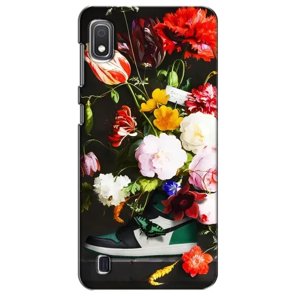 Чехол с принтом «Nike цветы» для Samsung Galaxy A10 2019 (A105F)
