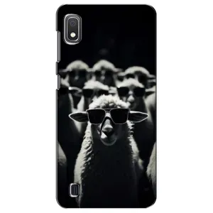 Чохол з принтом стильні тварини для Samsung Galaxy A10 2019 (A105F) (Овечка в окулярах)