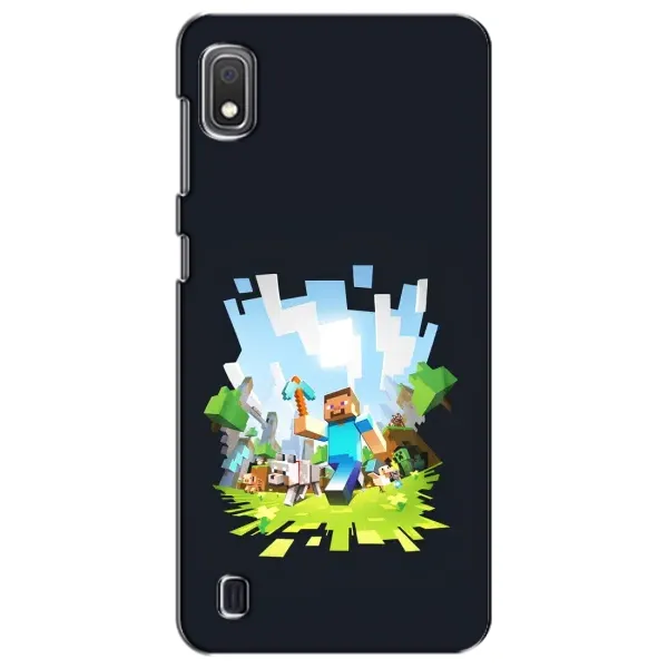 Чохол з принтом «персонажі Minecraft» для Samsung Galaxy A10 2019 (A105F)