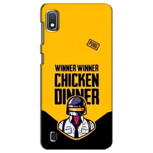 Чехол PUBG для Самсунг А10 (2019) (AlphaPrint) (Pubg шлем)