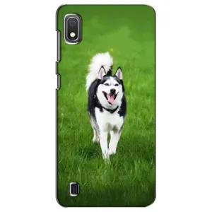 Чохол з Хаскі Samsung Galaxy A10 2019 (A105F) - (AlphaPrint) (Радісний Хаскі)