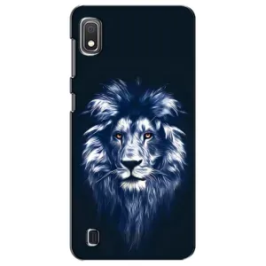 Чехол со Львом для Samsung Galaxy A10 2019 (A105F) (VPrint) (Синий Лев)