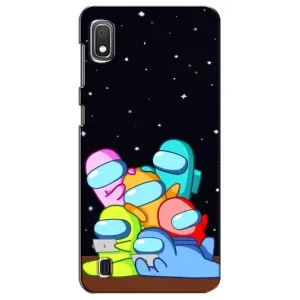 Чехол Амонг Ас для Samsung Galaxy A10 2019 (A105F) (AlphaPrint) (Скины в космосе)