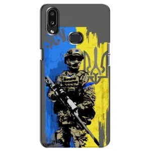 Чехлы с картинкой ЗСУ для Samsung Galaxy A10s (A107) (AlphaPrint) (АРТ солдат)