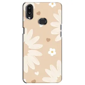 Чехол с принтом «Бежевые цветы» для Samsung Galaxy A10s (A107)