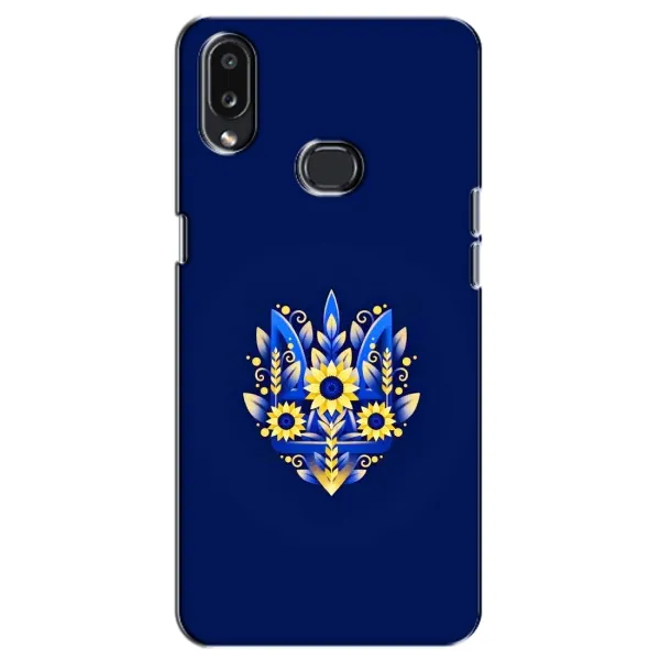 Чехол с принтом «Цветочный Герб» для Samsung Galaxy A10s (A107)