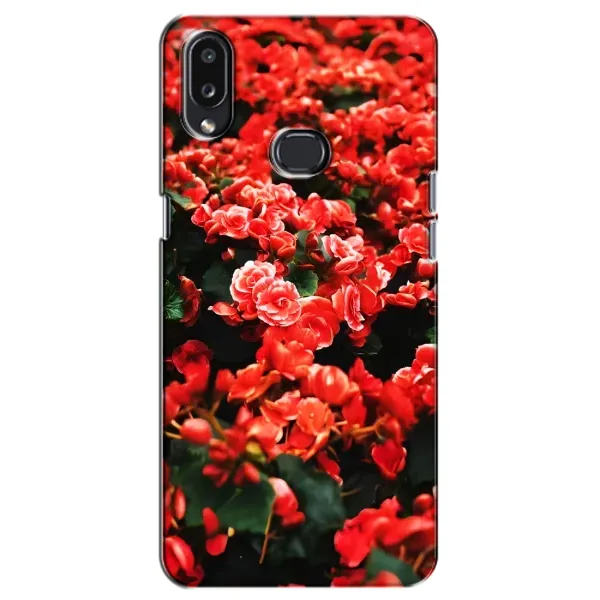 Чехол с принтом «Цветы красные» для Samsung Galaxy A10s (A107) Чехол с принтом «Цветы красные» для Samsung Galaxy A10s (A107)