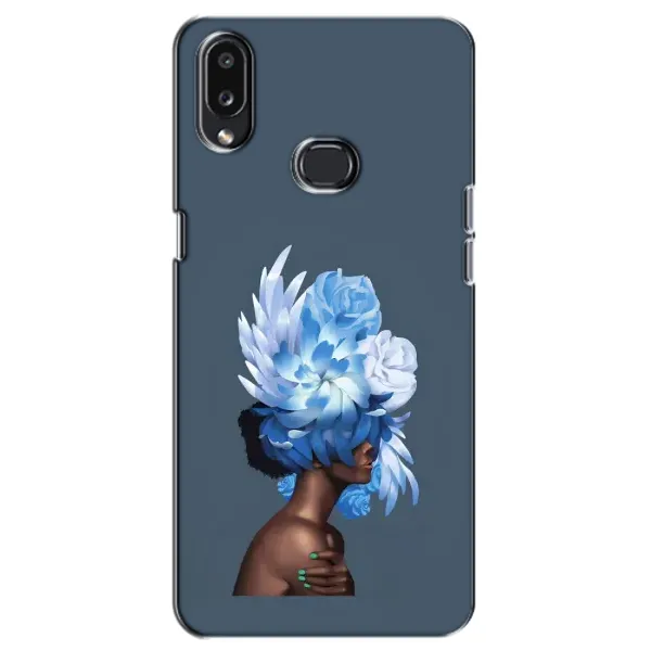 Чехол с принтом «Цветы на голове» для Samsung Galaxy A10s (A107)