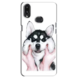 Чехлы с собаками для Samsung Galaxy A10s (A107) (VPrint) (Довольный Хаски)