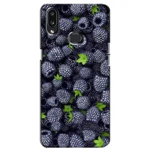 Чехлы с Фруктами для Samsung Galaxy A10s (A107) (VPrint) (Ежевика)
