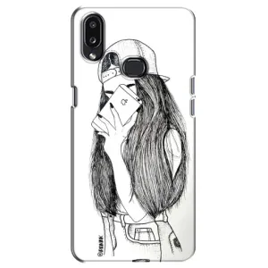 Чехол с печатью для Samsung Galaxy A10s (A107) - (Мода) (AlphaPrint) (Фото девочки)