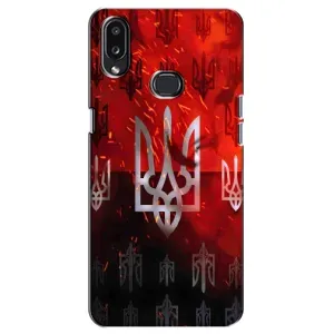 Украинские Чехлы для Samsung Galaxy A10s (A107) с картинкой УПА (AlphaPrint) (ГЕРБ УПА)
