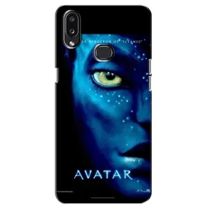 Чехлы с фильма АВАТАР для Samsung Galaxy A10s (A107) (AlphaPrint) (глаз Аватара)