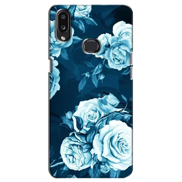 Чехол с принтом «Голубые Бутоны» для Samsung Galaxy A10s (A107)