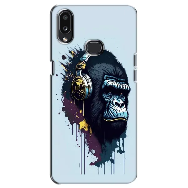 Чохол з принтом «Горила в навушниках» для Samsung Galaxy A10s (A107)