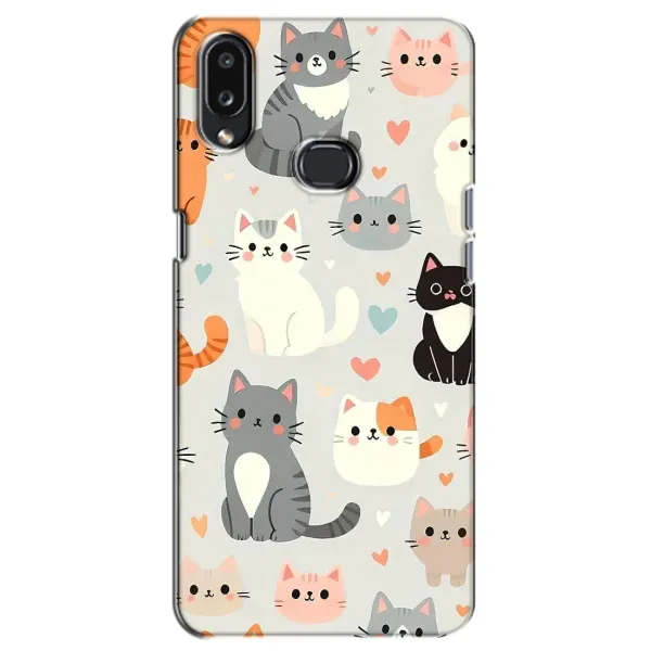 Чехол с принтом «Коллаж котов» для Samsung Galaxy A10s (A107)
