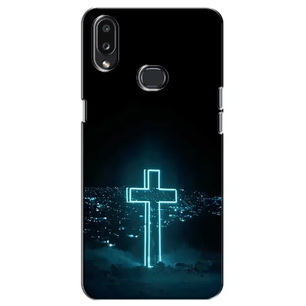 Чехол с принтом «Крест и город» для Samsung Galaxy A10s (A107) Чехол с принтом «Крест и город» для Samsung Galaxy A10s (A107)