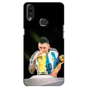 Чохли для Samsung Galaxy A10s (A107) (Leo чемпіон) (AlphaPrint) (Кубок Мессі)