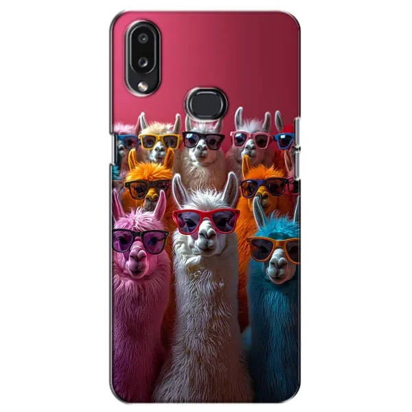 Чехол с принтом «Ламы в очках» для Samsung Galaxy A10s (A107)