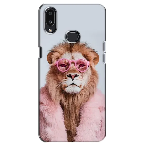 Чехол с принтом «Лев в очках» для Samsung Galaxy A10s (A107)