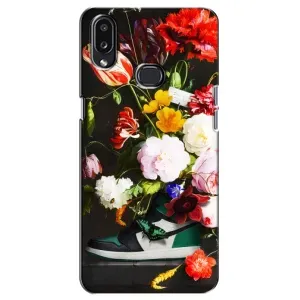 Брендновые Чехлы для Samsung Galaxy A10s (A107) - (PREMIUMPrint) (Nike цветы)