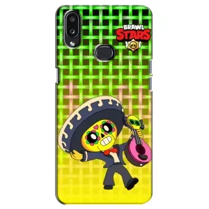 Чехлы Brawl Stars для Samsung Galaxy A10s (A107) (AlphaPrint) (Поко в самбреро)