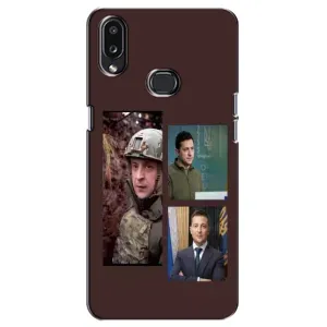 Чехол для Samsung Galaxy A10s (A107) (AlphaPrint - с принтом Зеленского) (Президент)