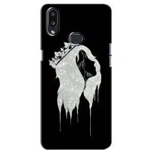 Чехол с Короной Самсунг А10с - (AlphaPrint) (Принцесса)