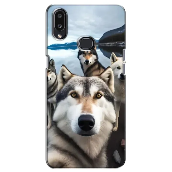 Чехол с принтом «Селфи ХАски» для Samsung Galaxy A10s (A107)