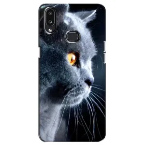 Чохли з Котиками для Samsung Galaxy A10s (A107) (VPrint) (Сірий Кіт)