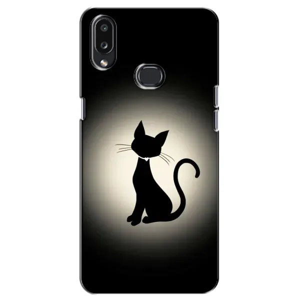 Чохол з принтом «Силует котика» для Samsung Galaxy A10s (A107)