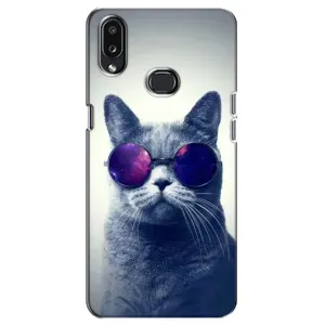Чохол з принтом для Samsung Galaxy A10s (A107) (AlphaPrint) Модні коти (Стильний кіт)