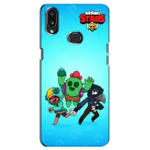 Чехлы Brawl Stars для Samsung Galaxy A10s (A107) (AlphaPrint) (Трио героев)
