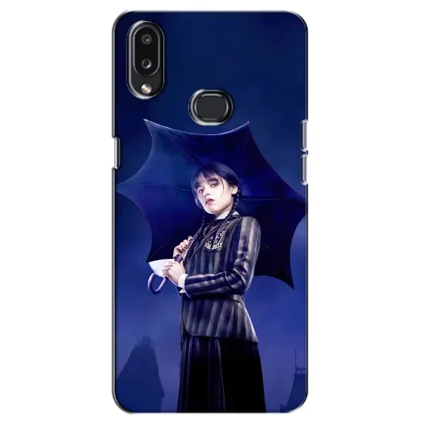 Чехол с принтом «Уэнздей с зонтом» для Samsung Galaxy A10s (A107) Чехол с принтом «Уэнздей с зонтом» для Samsung Galaxy A10s (A107)