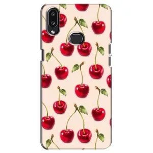 Чехлы с Фруктами для Samsung Galaxy A10s (A107) (VPrint) (Вишня)