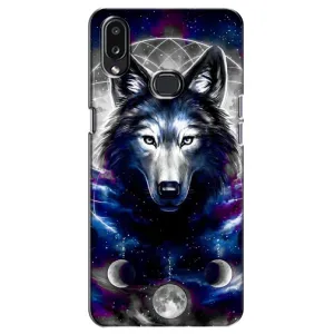 Защитные чехлы для Самсунг А10с (AlphaPrint) (ХИТ продаж) ВОЛК (Волк)