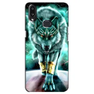 Защитные чехлы для Самсунг А10с (AlphaPrint) (ХИТ продаж) ВОЛК