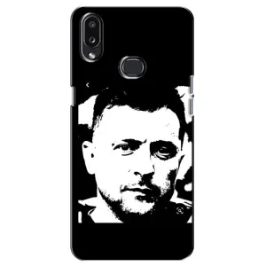 Чехол для Samsung Galaxy A10s (A107) (AlphaPrint - с принтом Зеленского) (Зеленский АРТ)
