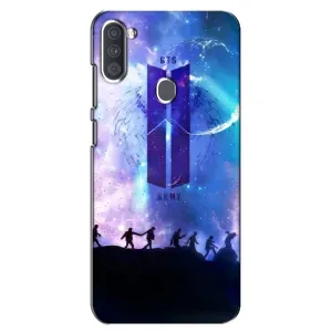 Чехлы BTS для Samsung Galaxy A11 (A115) (AlphaPrint) (Army BTS)