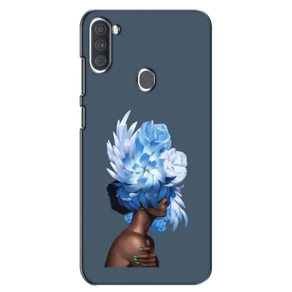 Чехол с принтом «Цветы на голове» для Samsung Galaxy A11 (A115)